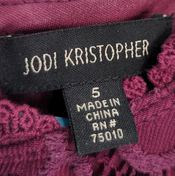 Purple Jodi Kristopher Dress Size 5 - Picture 3 of 3